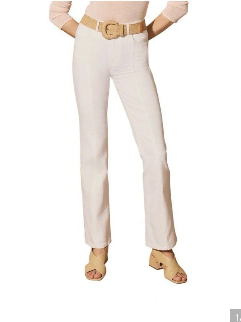 J.Mclaughlin Women's Clearwater Jeans white new with tags - Picture 13 of 13